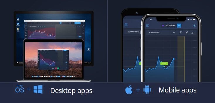 Aplikasi perdagangan seluler opsi ahli dan PC/Desktop